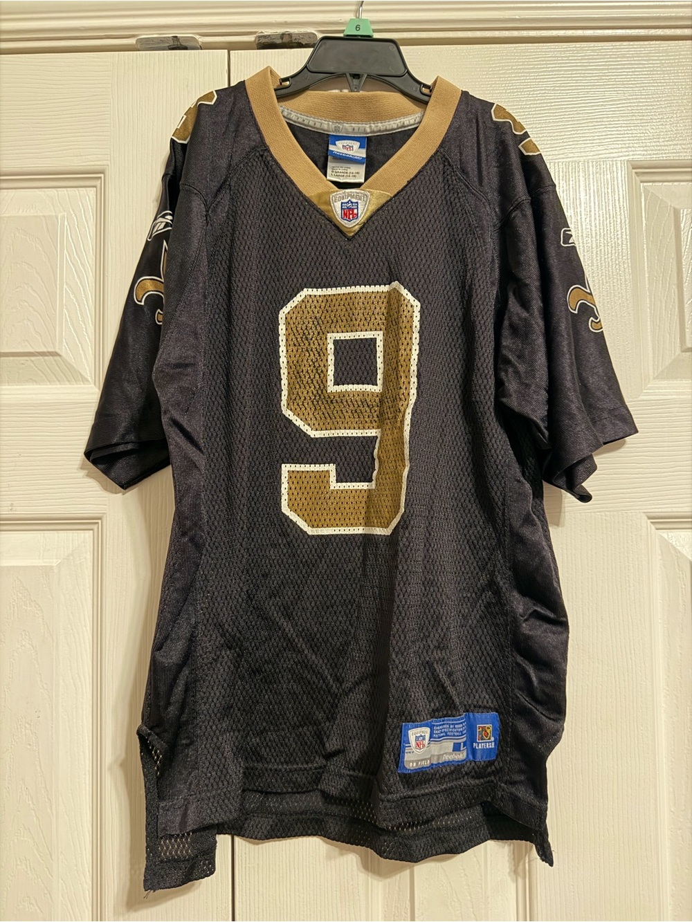 NFL New Orleans Saints Kids #9 Black and Gold Jersey